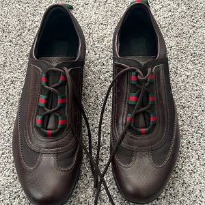 Gucci …Never worn men’s Gucci shoes , perfect condition comes with bag